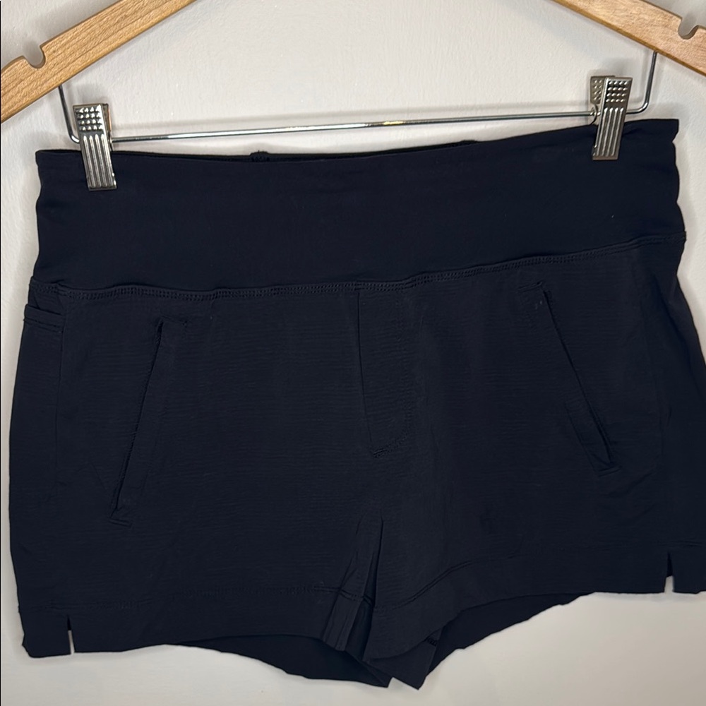 BUY ONE GET ONE FREE Athleta Black Athletic Shorts with Wide Waistband